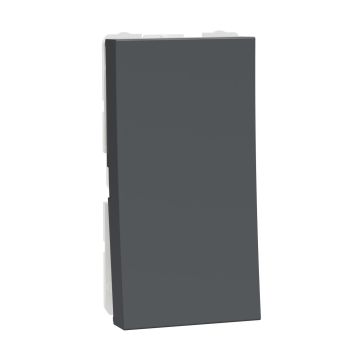 Switch, Miluz Lara, 10A, 1 Way, 1 Module, Anthracite