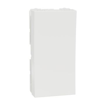 Switch, Miluz Lara, 16A, 1 Way, 1 Module, White