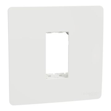Cover Frame, Miluz Zeta, 1 Module, White