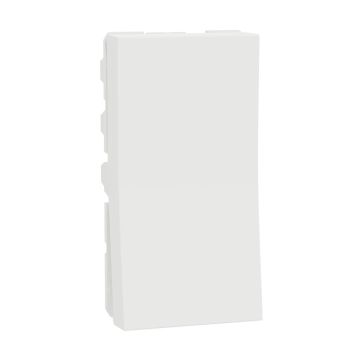 Switch, Miluz Zeta, 10A, 1 Way, 1 Module, White