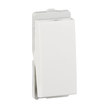 10AX 1 way 1 Module Switch - White