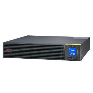 APC Easy UPS On-Line, 3kVA,230V, 3x India + 1x Hard wire 3-wire(1P+N+E) outlets, Intelligent Card Slot, No battery, W/O rail kit