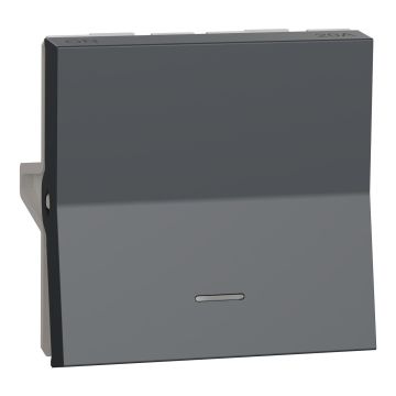 Unica Pure-20A Dp Switch With Indicator, Grey