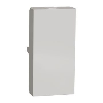 Unica Pure-Single Module Blank Plate, White