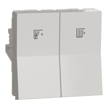 Unica Pure-Curtain Control Switch, White