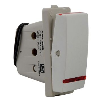 Opale-16A 1 Way Switch, With Indicator
